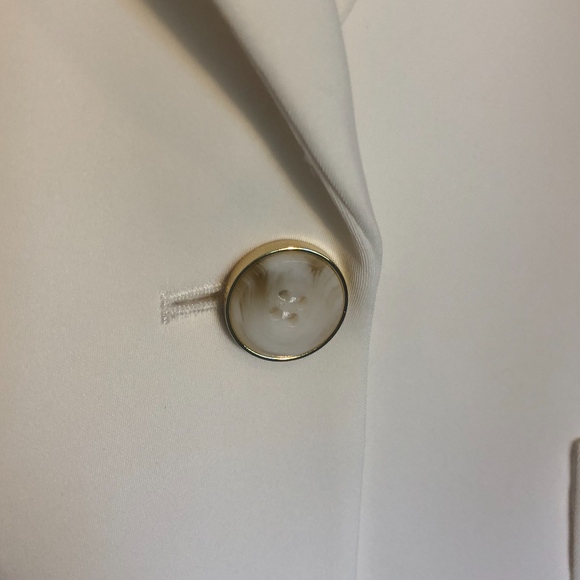 NWT Cremieux White blazer 2 - Picture 6 of 7